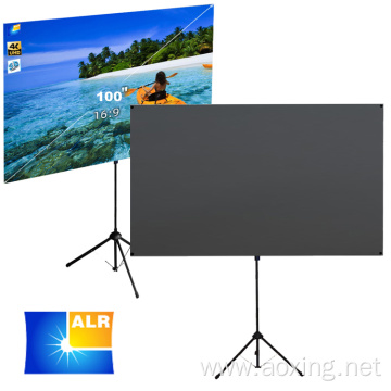 Tripod 4K moive theater portable projector screen